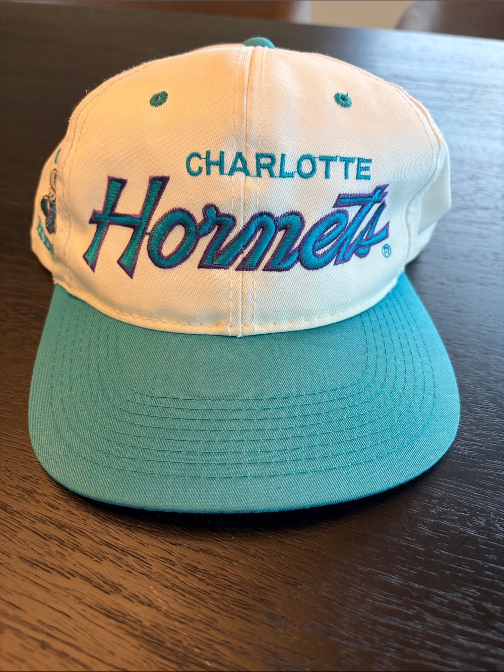 Charlotte Hornets Sport Specialties The Twill Vintage Script Snapback Hat